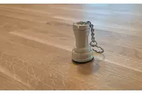 Brelok biała wieża